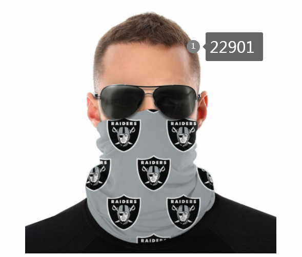 2021 NFL Oakland Raiders #27 Dust mask with filter